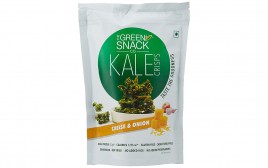 The Green Snack Co Kale Crisps Cheese & Onion  30 grams